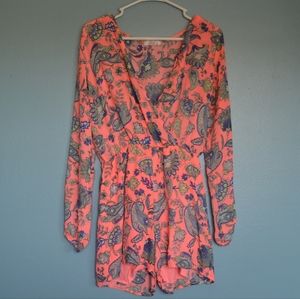 Floral Paisley Romper